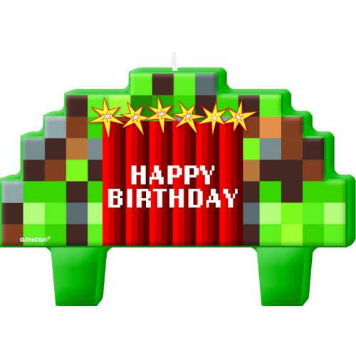 Minecraft Pixalated Candle - Click Image to Close